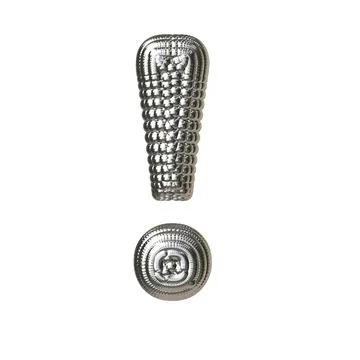 Symbol made of silver spheres Stock Illustration