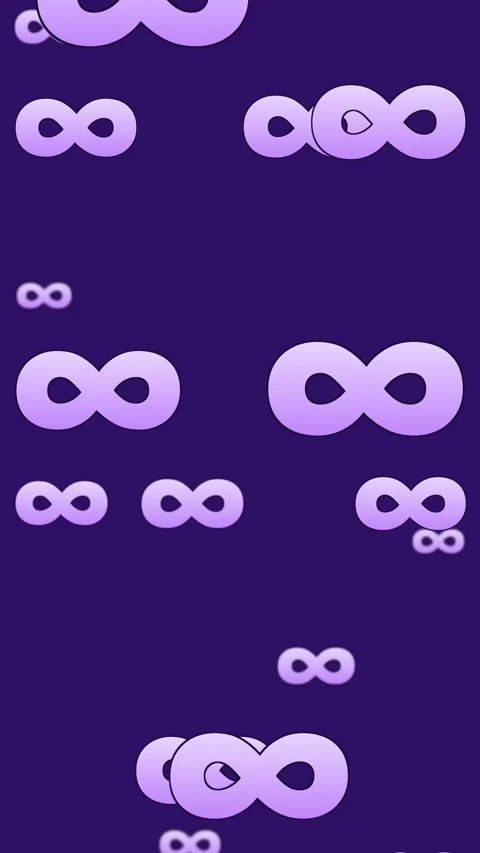 Symbol march infinity unlimited vertical Stock-Footage 345450638