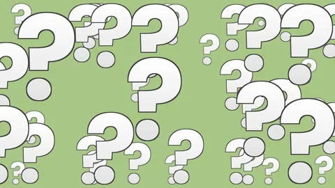 Symbol march question horizontal Stock Footage 344752335