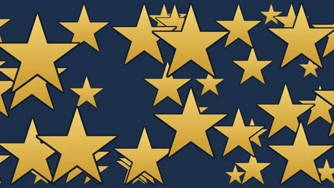 Symbol march star rating horizontal 스톡 동영상 345169713