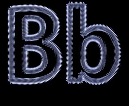 Symbol from a metal spring Stock Illustration