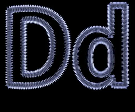 Symbol from a metal spring Stock Illustration