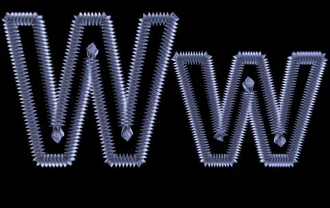 Symbol from a metal spring Stock Illustration