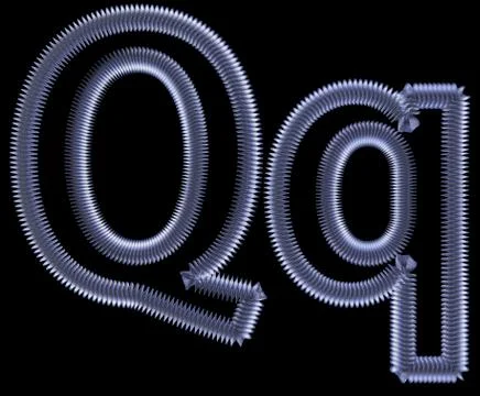 Symbol from a metal spring Stock Illustration
