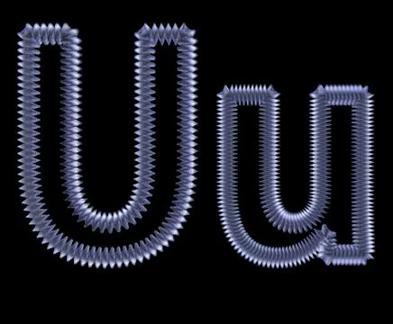 Symbol from a metal spring Stock Illustration