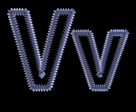 Symbol from a metal spring Stock Illustration