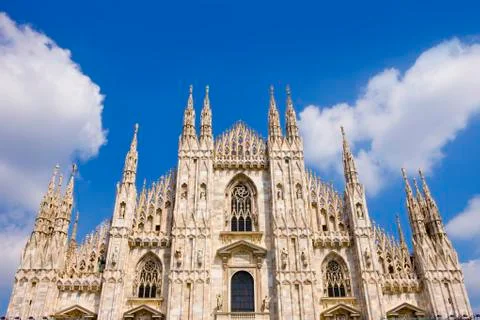 The symbol of Milan Stock Photos