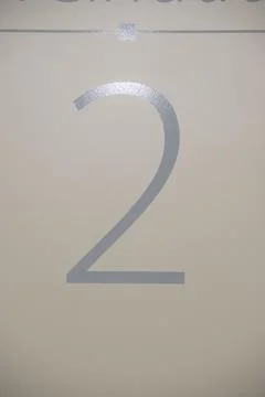 Symbol of the number two Stock Photos