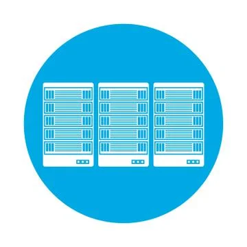 Symbol optimization database icon image design Stockillustratie