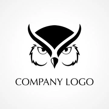 Symbol Of An Owl Stock Illustration
