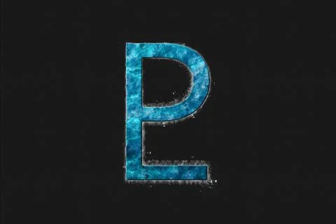 Symbol of Pluto, Pluto Sign, astrology Pluto planet 库存插图