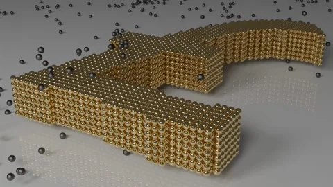 Symbol of the Pound Stock Footage 133292145