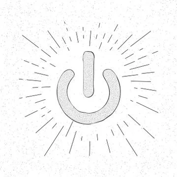 Symbol of Power -  Icon On/Off Switch Concept -  Vector Illustration Stock Illustration