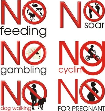 Symbol prohibitions Stock-Illustration