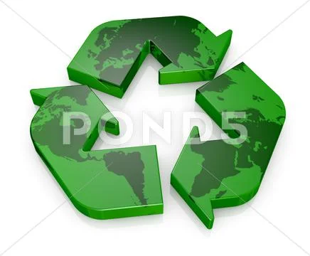 Symbol of recycling Stock Illustration