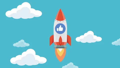 Like symbol in rocket animation. Stock Footage 244294228