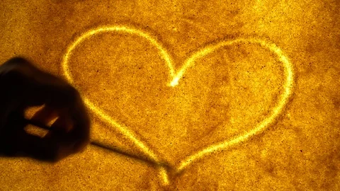 Symbol on the sand Stock-Footage 111301900