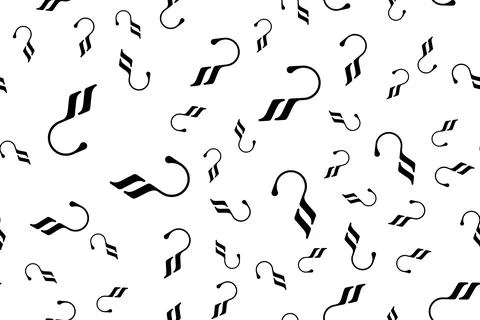 Symbol seamless pattern. Pattern for branding and textile products. Flat illu Stock Illustration