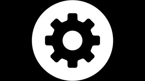 Symbol of Setting folder Stock Footage 260025723