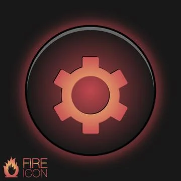 Symbol settings. cogwheel, icon setting and repair Stock Illustration
