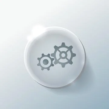 Symbol settings. cogwheel Stock Illustration