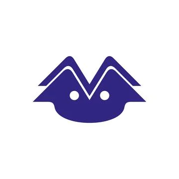 Symbol simple avatar logo for computer gamers a4 Stock Illustration