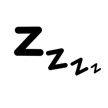 Symbol of sleep. 스톡 일러스트