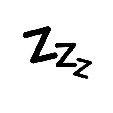 Symbol of sleep. 스톡 일러스트