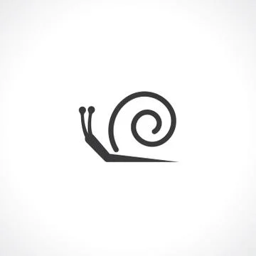 Symbol of snail Stock Illustration