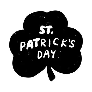 The symbol of St. Patrick s Day. Vector illustration, clover Stock Illustration
