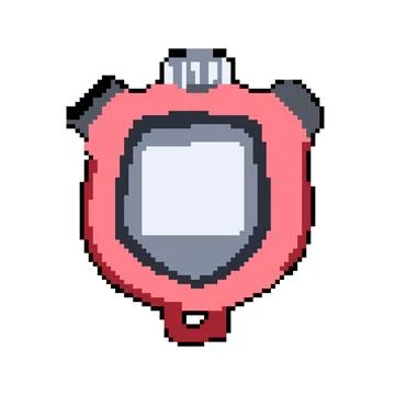 Symbol stopwatch pixel art vector illustration Illustrazione stock