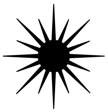 Symbol of the sun Stock Illustration