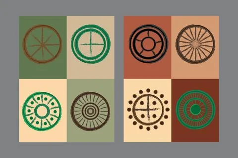 Symbol for the Sun Stock Illustration