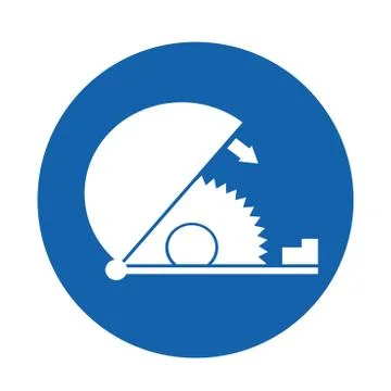 Symbol Use Adjustable Guard Isolate On White Background,Vector Illustrati Stock Illustration