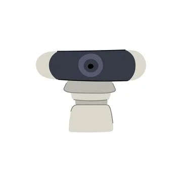 Symbol web camera cartoon vector illustration Stock Illustration