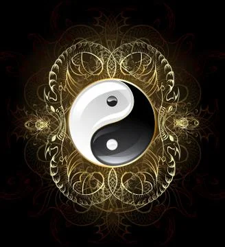 Symbol yin yang Stock Illustration