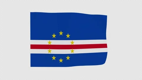 Symbolic Dynamic Cape Verde Loop Alpha Channel 库存影片 342981282