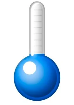 Symbolic thermometer Stock Illustration