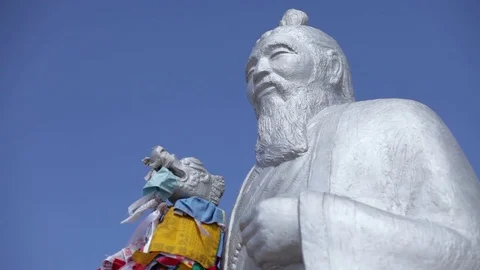 The symbols of Buddhism 库存影片 84801419