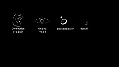Symbols for the development and implementation of concepts and ideas appear Stock Footage 270697102