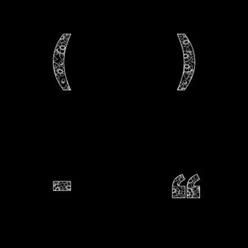 Symbols with flowers two Stock Illustration
