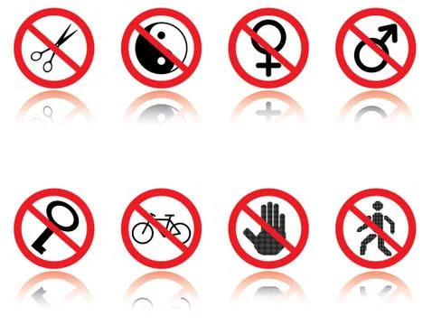 Symbols - jokes. Stock Illustration