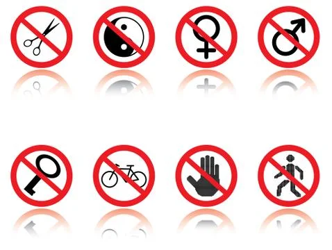 Symbols - jokes. Stock Illustration