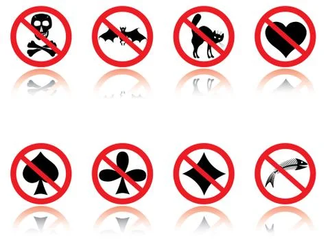 Symbols - jokes. Illustrazione stock