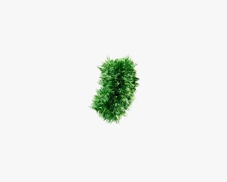 Symbols made of grass Stock Illustration