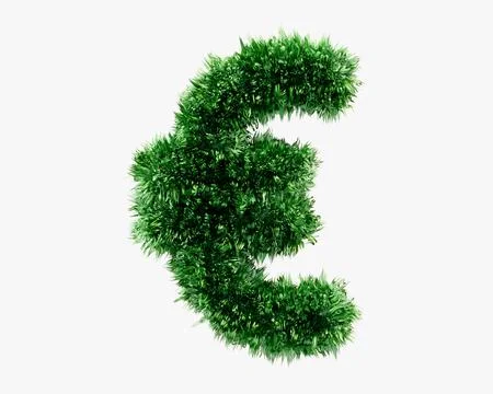 Symbols made of grass Stock Illustration