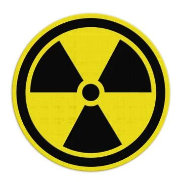 Symbols of radiation Stock Illustration