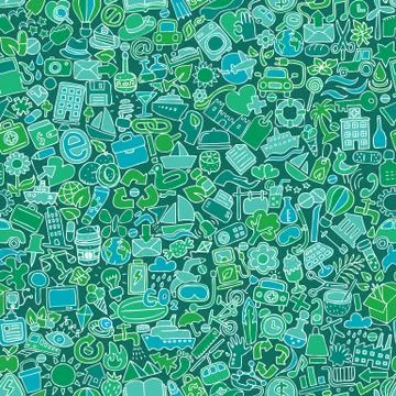 Symbols seamless pattern Stock Illustration