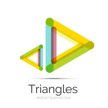 Symmetric abstract geometric shape Stock Illustration