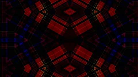 Symmetric Abstract Pattern Seamless Loop Video Background Loopable Stock Footage 168658646